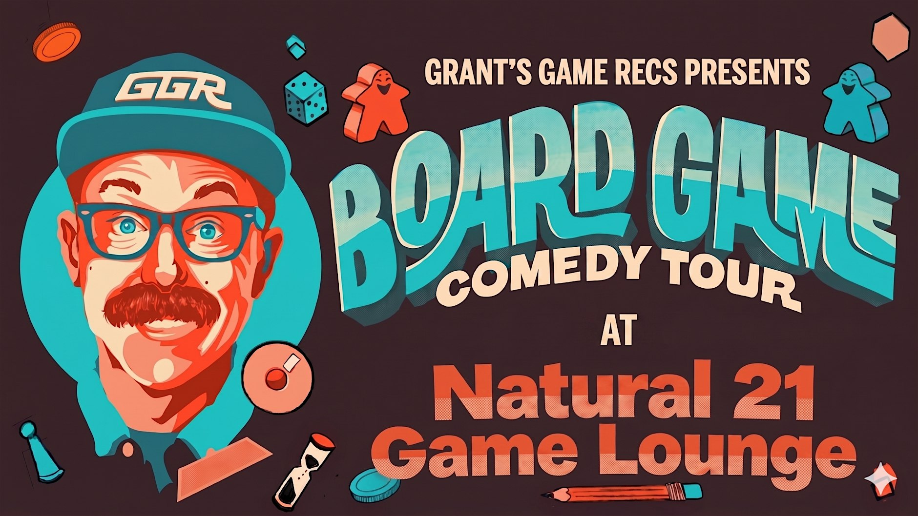 Board Game Comedy Night at Natural 21 Game Lounge